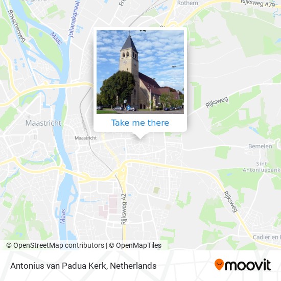 Antonius van Padua Kerk map