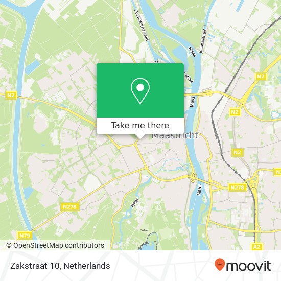 Zakstraat 10 map