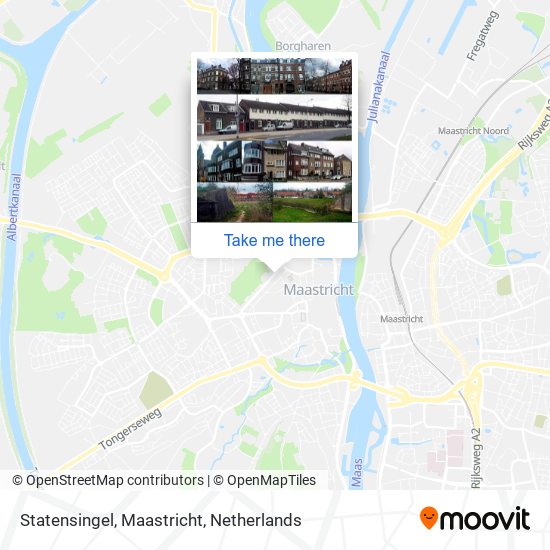 Statensingel, Maastricht map