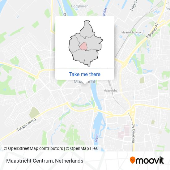 Maastricht Centrum map