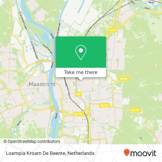 Loempia Kroam De Beente map