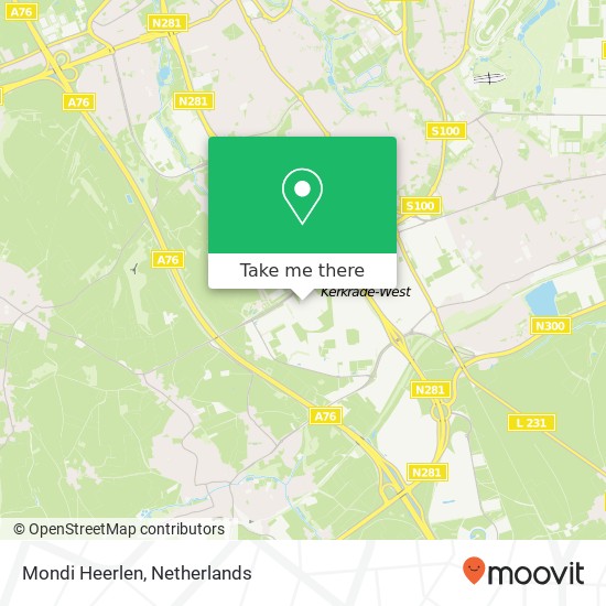 Mondi Heerlen Karte