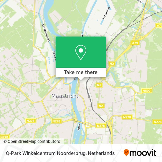 Q-Park Winkelcentrum Noorderbrug map