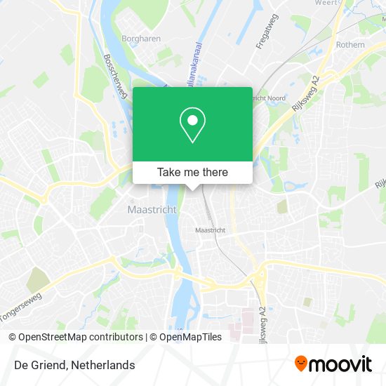 De Griend map