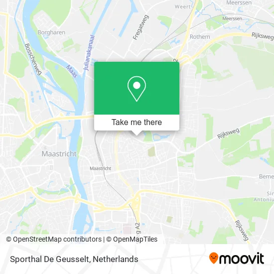 Sporthal De Geusselt map
