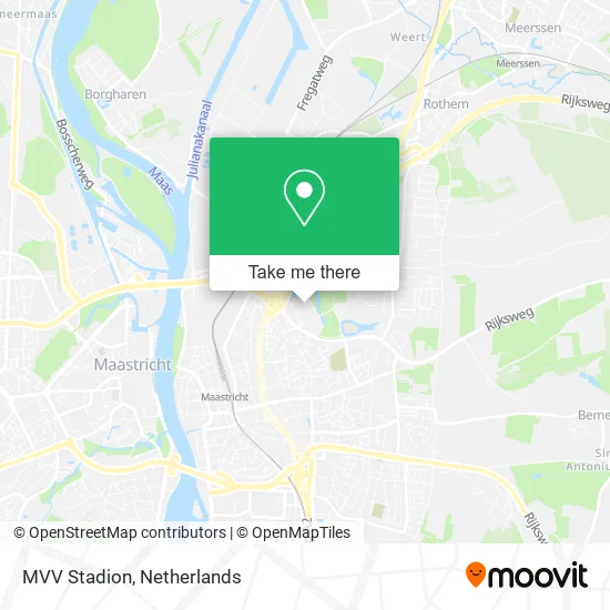 MVV Stadion map