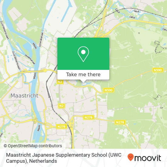 Maastricht Japanese Supplementary School (UWC Campus) Karte
