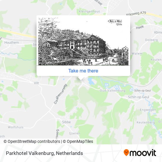Parkhotel Valkenburg map