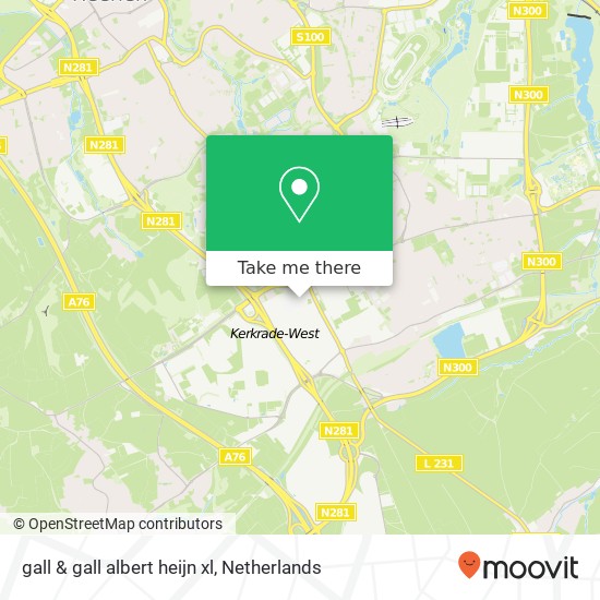 gall & gall albert heijn xl map