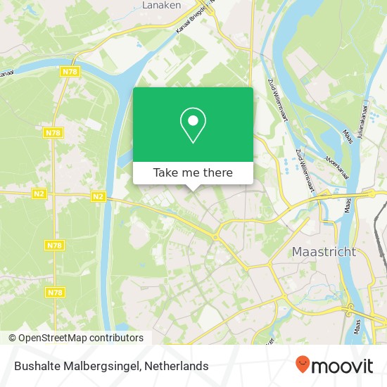 Bushalte Malbergsingel map