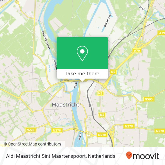 Aldi Maastricht Sint Maartenspoort Karte