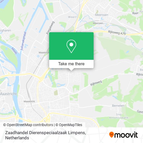 Zaadhandel Dierenspeciaalzaak Limpens map