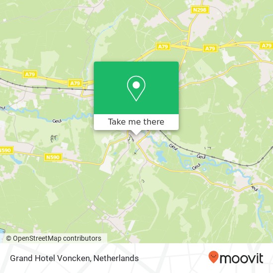 Grand Hotel Voncken map