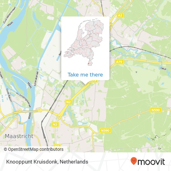 Knooppunt Kruisdonk map