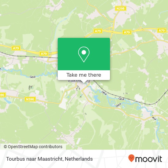 Tourbus naar Maastricht map