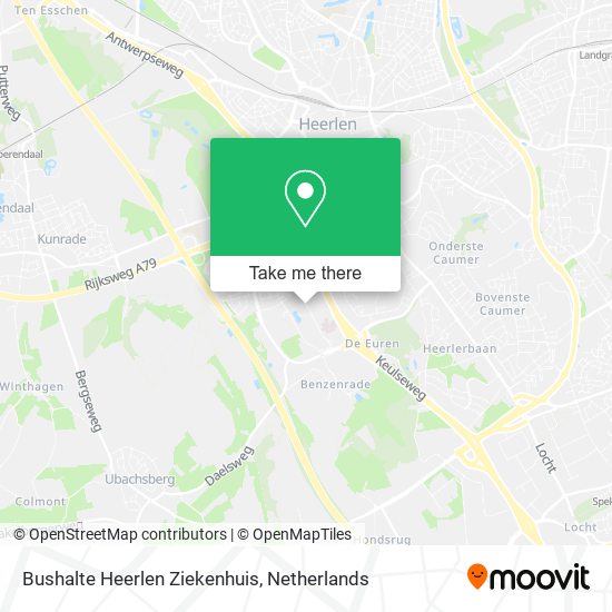 Bushalte Heerlen Ziekenhuis map