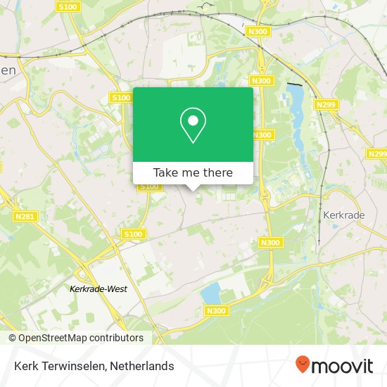 Kerk Terwinselen map