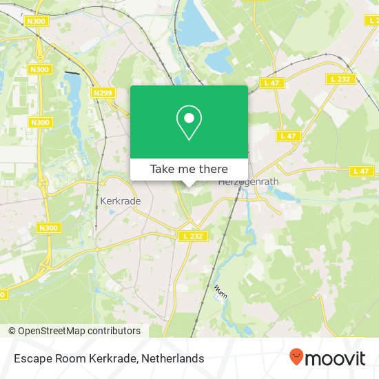 Escape Room Kerkrade map