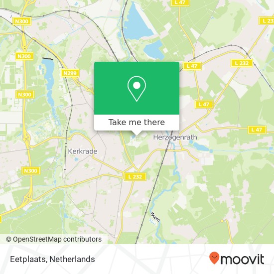 Eetplaats map