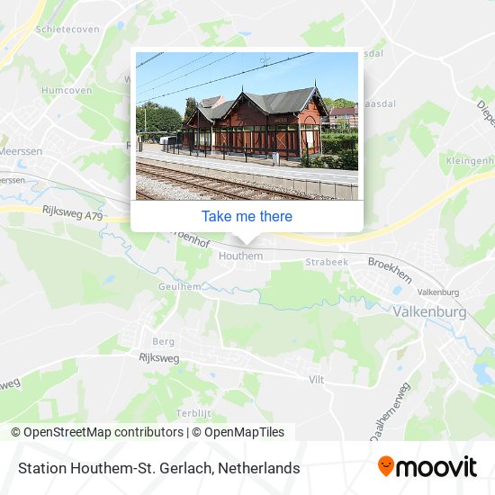 Station Houthem-St. Gerlach map