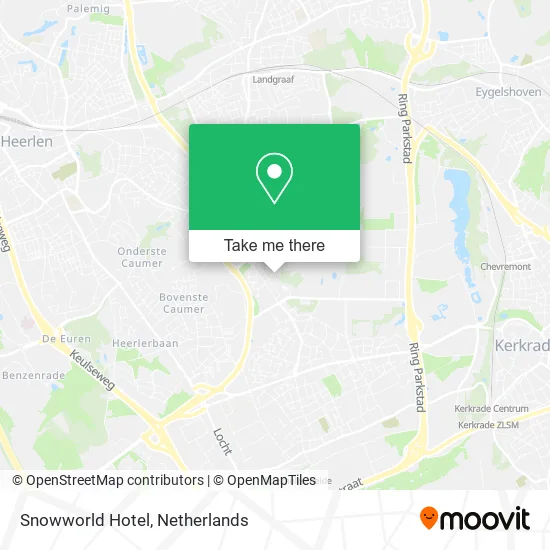 Snowworld Hotel map