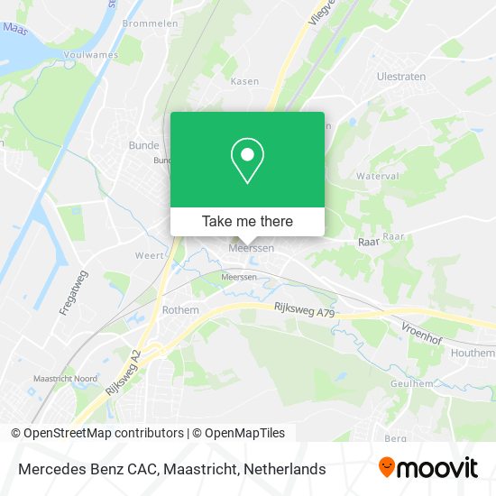 Mercedes Benz CAC, Maastricht Karte