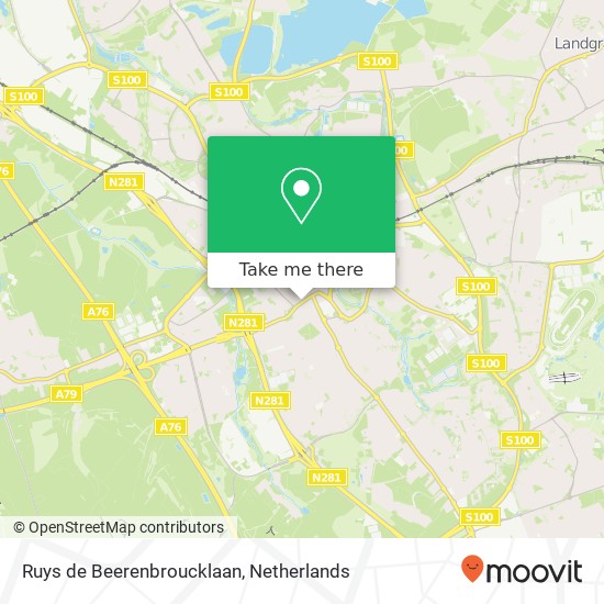 Ruys de Beerenbroucklaan Karte