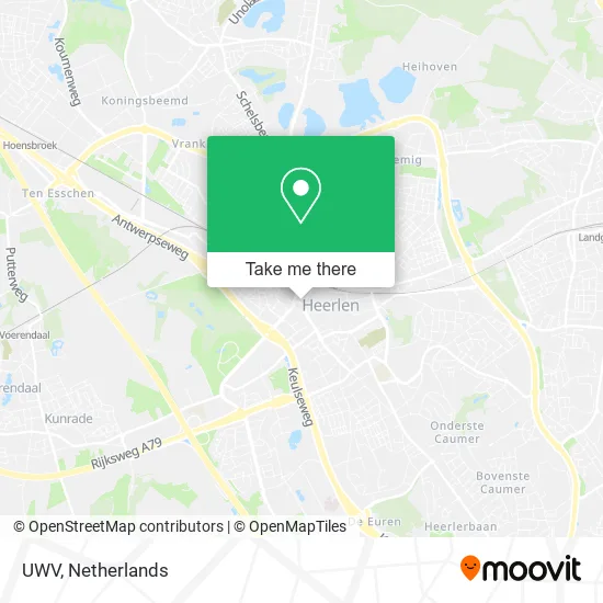 UWV map