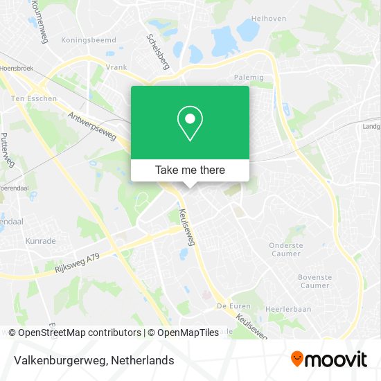 Valkenburgerweg map