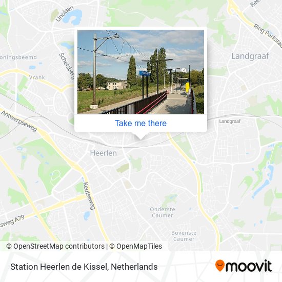 Station Heerlen de Kissel map