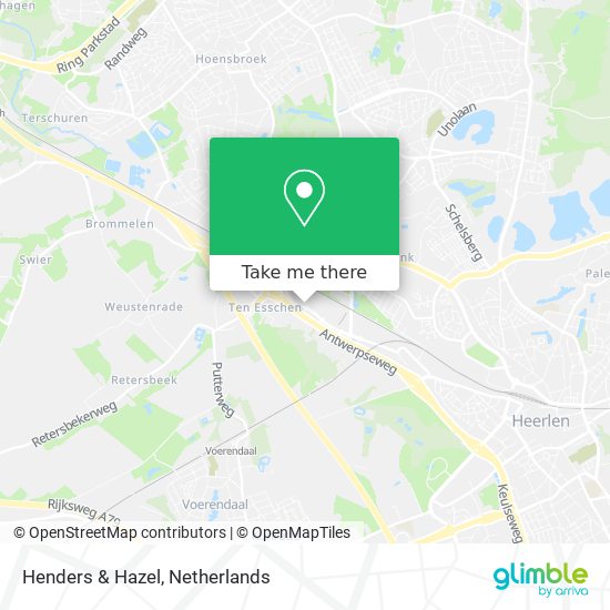 How to get to Henders & Hazel in Heerlen Bus or Train?