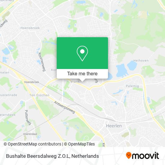 Bushalte Beersdalweg Z.O.L map