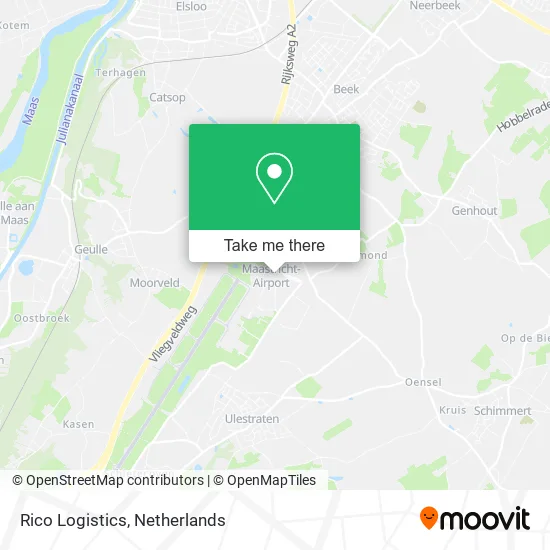 Rico Logistics map