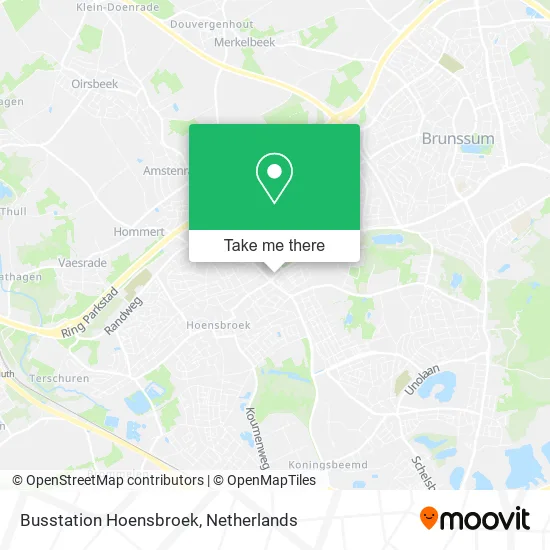 Busstation Hoensbroek map