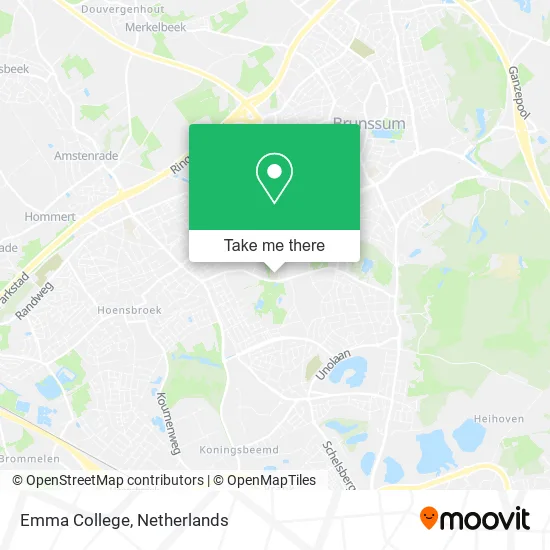 Emma College map