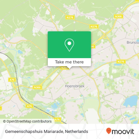 Gemeenschapshuis Mariarade map