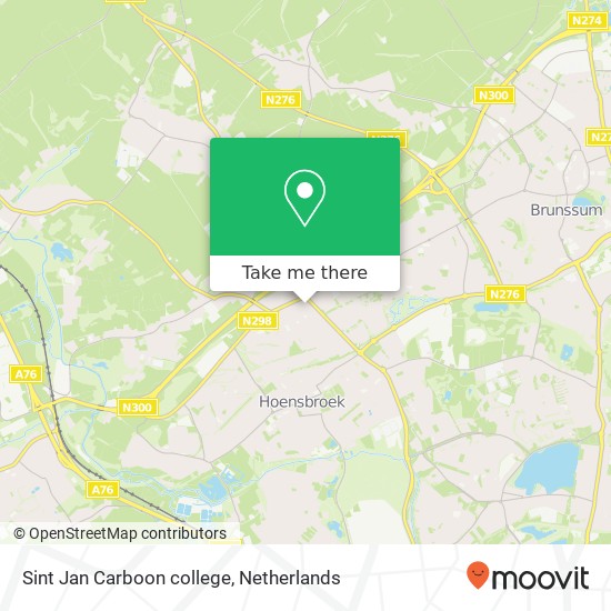 Sint Jan Carboon college map