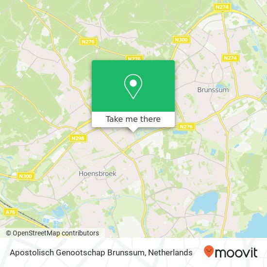 Apostolisch Genootschap Brunssum map