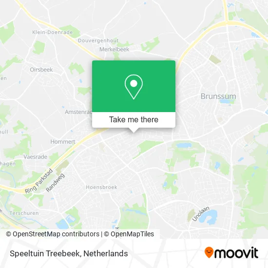Speeltuin Treebeek map