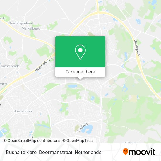 Bushalte Karel Doormanstraat map