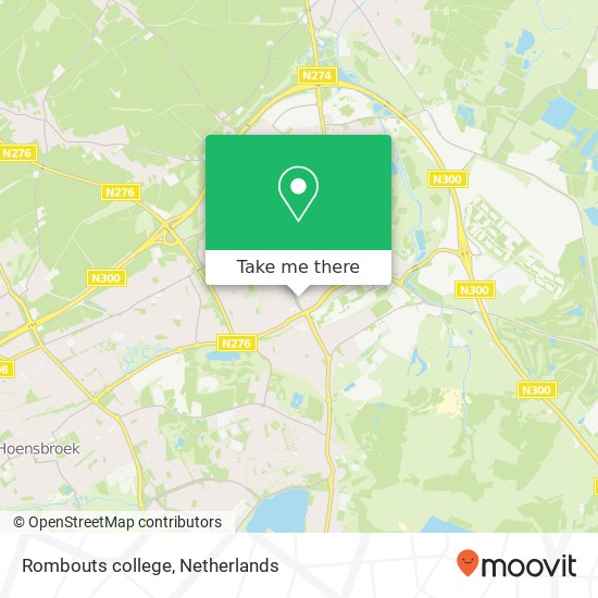 Rombouts college map