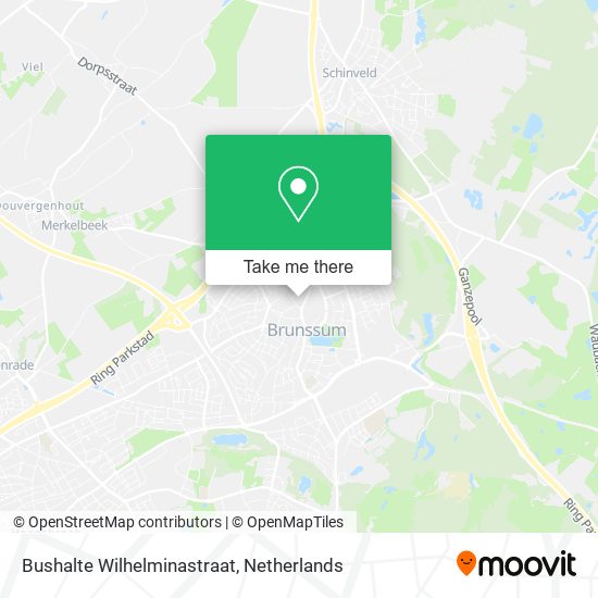 Bushalte Wilhelminastraat map