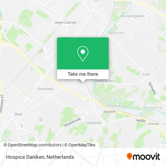 Hospice Daniken map