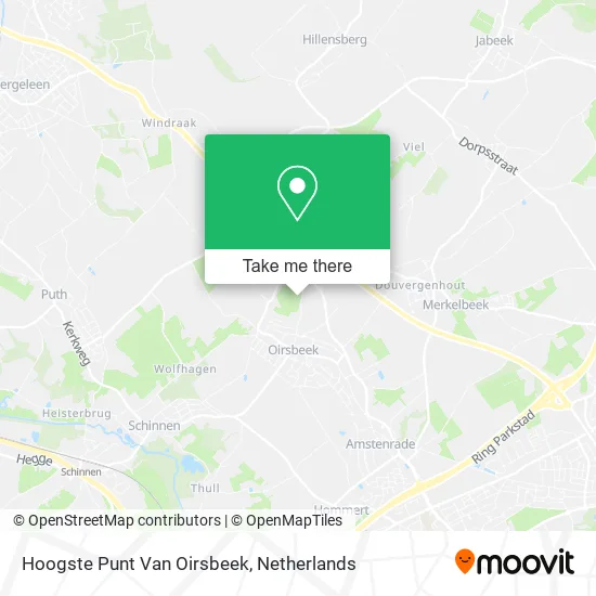 Hoogste Punt Van Oirsbeek map
