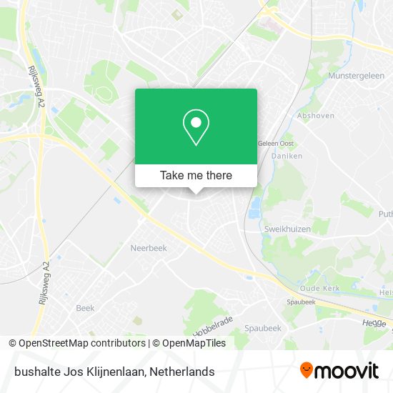 bushalte Jos Klijnenlaan map