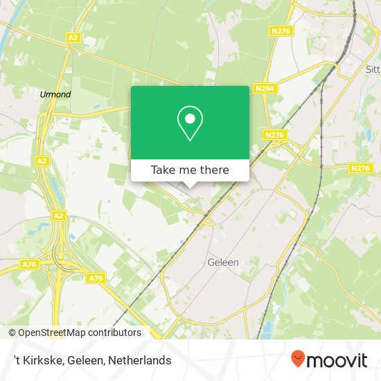 't Kirkske, Geleen map