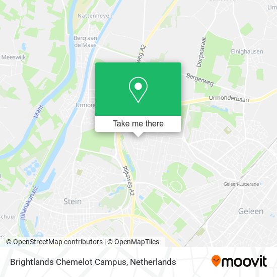 Brightlands Chemelot Campus map