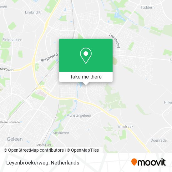Leyenbroekerweg map