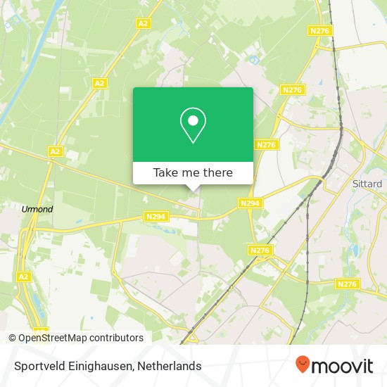 Sportveld Einighausen Karte