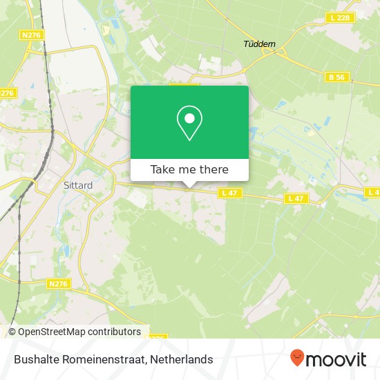 Bushalte Romeinenstraat map